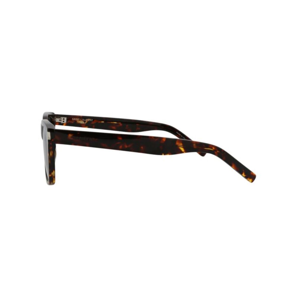 Saint Laurent Square-Frame Recycled Acetate Sunglasses Brown Mens - Picture 3 of 6